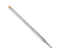 NbgrvB 304 per antenna a frusta HF in acciaio inossidabile da 2,5 m per radio PAC12 JPC-7, antenna telescopica a 10 sezioni con vite da 10 mm, ingranaggio portatile a onde corte