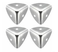 NbgrvB 4 protezioni angolari in lega di zinco, 40 mm, staffe per scatole in legno, casse e cassette degli attrezzi