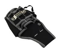 NbgrvB 600D Nylon Belt Bag, 9 Pocket Cacciavite Holder Pouch, Vita | Valigetta Organizzazione Trapani e Utensili Manuali, per Nero