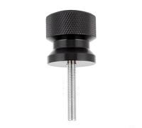 NbgrvB Adattatore di allineamento per gancio deragliatore per bicicletta, M10 x 1, con corpo in lega di alluminio e bullone in acciaio inox, regolazione precisa del cambio manuale, nero