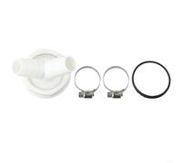 NbgrvB Adattatore per tubo a Y a doppio collegamento per lavatrice e lavastoviglie, 3,8 cm, in plastica e metallo, per sifone di uscita da 19-24 mm