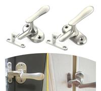 NbgrvB Affidabile chiavistello in acciaio inox per battente in legno e bagno, per vie di fuga (L)