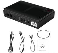 NbgrvB Banca portatile di potere di UPS 10400mAh per il backup del modem del router, gruppo di continuità con sovraccarico per la protezione per i dispositivi di sicurezza (US)
