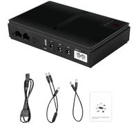 NbgrvB Banca portatile di potere di UPS 10400mAh per il backup del modem del router, gruppo di continuità con sovraccarico per la protezione dei dispositivi di sicurezza (UE)
