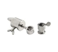 NbgrvB Bilanciatore per pollo arrosto per barbecue, per spiedini in acciaio inox, contrappeso e kit limitatore per girarrosto elettrico, garantisce una rotazione regolare fino a 14 mm