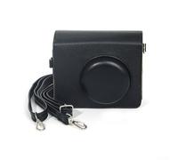 NbgrvB Borsa per fotocamera Kodak MS300, custodia rigida compatta con esterno in pelle PU, accessorio fotografico da viaggio, marrone (nero)