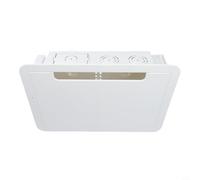NbgrvB Box TV a parete bianco da 9 pollici per lettori multimediali Recessed Network Enclosure per Fire TV Signal Friendly Cable Organizer
