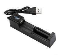 NbgrvB Caricatore USB ad alta corrente per batterie al litio intelligenti | Il chip intelligente monitora lo stato, si spegne automaticamente quando è pieno, prolunga la durata della batteria
