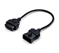 NbgrvB Cavo adattatore OBD2 Scanner 10 Pin per Opel per Vauxhall | Connessione da 10 pin a OBD2, senza soluzione di continuità per opel per comunicazione vauxhall, diagnostica plug-and-play