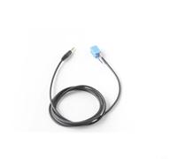 NbgrvB Cavo di ingresso audio AUX per autoradio da 8 pin a jack da 3,5 mm per 2011-2013 per connettore mini ISO, nero, 150 cm