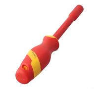 NbgrvB Chiave a bussola per elettricista con isolamento VDE per sistemi elettrici da 1000 V, combinando la resistenza dell'acciaio legato e il materiale TPE per la sicurezza (9 mm)