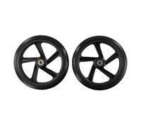 NbgrvB Confezione da 2 ruote silenziose per scooter in poliuretano, cuscinetti ad alta velocità, ruote di ricambio in poliuretano resistente all'usura, per mobili e bagagli, 125 mm/145 mm/180 mm/200