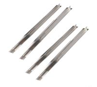 NbgrvB Copertura per piano cottura in acciaio inox, 2 pezzi, resistente al calore, lunghezza regolabile da 35 a 60 cm, facile da pulire