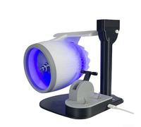 NbgrvB Creative Engine Desk con luce a fiamma nebulizzata, ventola di raffreddamento turbo alimentata tramite USB, per camera da letto e ufficio, decorazione da tavolo, 20 x 20 x 23 cm (blu)
