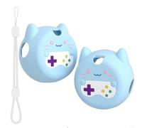 NbgrvB Custodia in silicone per macchina virtuale Takara-Tomy Punyurunzu Punisutaru Virtual Pet Machine, pelle protettiva sottile con cordino, blu notte (blu)