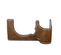 NbgrvB Custodia protettiva in PU per Sony ILCE-7V Mirrorless, antigraffio, per una pelle sottile, leggera, 15 x 7 x 3 cm, Marrone, Design elegante
