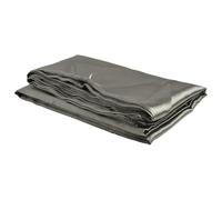 NbgrvB Federa in simil seta, dimensioni standard, 48 x 74 cm, con bordo, per protezione morbida e liscia, per arredamento moderno della casa, confezione da 1, grigio