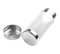 NbgrvB Filtro a tramoggia in acciaio inox con 300 maglie per birra, caffè e compost per preparare il tè, argento (S)