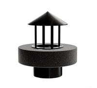 NbgrvB Fogger artificiale Rockery Mist Maker 10cm per la caratteristica dell'acqua (nero A)