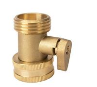 NbgrvB Giunto per tubi dell'acqua Adattatore per tubo da giardino da 3/4 di pollice Valvola a sfera di arresto Valvola a sfera Connettore per rubinetto in rame Raccordo per tubi Giardino Strumenti di