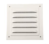 NbgrvB Griglia per bocchetta dell'aria, per casa, ufficio, cucina, bagno, in metallo, quadrata, con rete in nylon e lega di alluminio, copertura per condotto da parete, soffitto, 100 x 100 mm (100 x
