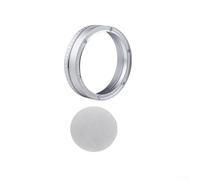 NbgrvB Imbuto Dosatore 54mm Acciaio per Portafiltro Imbuto Dosatore(silver)