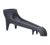 NbgrvB Imbuto in silicone per macchina da caffè, deviatore d'acqua flessibile facile per il riempimento del serbatoio, guida alla finitura opaca resistente al calore, nero e grigio, 22 x 8 x 6 cm