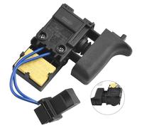 NbgrvB Interruttore di controllo per Makita HR2460 HR2470 HR2230 Parte di ricambio 650588-6 per DS4010 Regolatore di velocità in plastica nera per trapani a percussione (1 confezione)