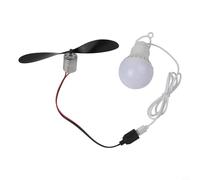 NbgrvB Kit generatore di energia eolica con luce LED USB, elica per mulino a vento, progetti scolastici, per la sorgente dinamo montata su bici