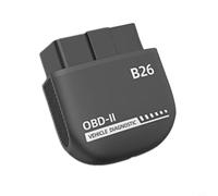 NbgrvB Lettore di codici motore OBD2 Scanner Reset Check Engine Light, B26 Diagnostic 12V 1996+, per adattatore compatto (nero)
