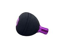 NbgrvB Manopola per mulinello da pesca modificata in EVA per albero Daiwa da 27 mm, compatibile con Shimano di altre marche da 26,5 a 27,5 mm, nero, rosso, oro, viola, blu, argento, viola