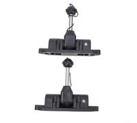 NbgrvB Paddle per legare il sedile, 2 pezzi Remo supporto patch per kayak canoa zattera, accessorio in plastica ABS ad alta resistenza, nero