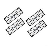 NbgrvB Pannelli filtranti di ricambio per Dolphin DX3 DX4,18 x 28 cm, rete di plastica ultra fine, filtri per la pulizia robotica della piscina nero/bianco (4)