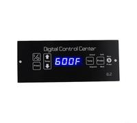 NbgrvB Pannello di controllo digitale termostato a pellet, regolatore di temperatura con cablaggio e sonda alimentare, modello 16006-per F, 120 V/230 V per parte di ricambio (controller)