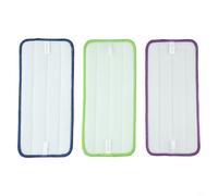NbgrvB Panno in microfibra riutilizzabile per Swiffer WetJet, ricariche lavabili e riutilizzabili per pavimenti in legno e piastrelle, confezione da 3, viola, verde, blu