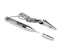 NbgrvB Penna Tester Tensione 6-24V con Clip Coccodrillo(Silver 10.5 cm)