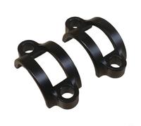 NbgrvB Per Bici Montaggio Freno per Anello per Lega di Alluminio CNC Metà Fissa per Anello per Sistemi Magura 38x17.5x12.5mm Nero Coppia