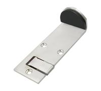 NbgrvB Per fermaporta in acciaio inox antivento e sicuro per fermaporta - per morsetto a doppio scopo con installazione sinistra o destra, uso commerciale per L-8 cm