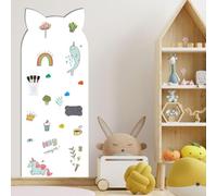 NbgrvB per grande lavagna magnetica decalcomania della parete 157x390 | Lavagna da disegno per bambini, kit completo con gessetti e straccio per casa, scuola, ufficio, bianco