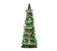 NbgrvB per mini Natale Tavolo 10cm Design Vintage Luce Calda per mini(10cm) | , finitura lucida per unica, timer , luci LED efficienti, per charme nostalgico