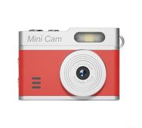 NbgrvB Portachiavi con videocamera tascabile da 12 MP, con videoregistratore compatto (rosso)