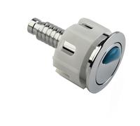 NbgrvB Pulsante doppio scarico WC per serbatoio cisterna cromato ABS di ricambio per apertura ideale 38-49 mm