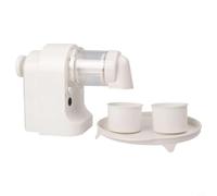 NbgrvB Rasoio elettrico ricaricabile per ghiaccio con agitazione automatica e struttura regolabile, tritaghiaccio portatile per granite, feste e uso esterno