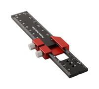 NbgrvB Righello per la lavorazione del legno in lega di alluminio con fermo scorrevole, layout tascabile, scrittura precisa, 160 mm/200 mm/300 mm 160 mm