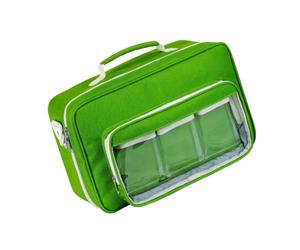 NbgrvB Scatola organizer da giardinaggio con scomparto isolato, può | 120 buste 600D con scomparti per penne e manico giardinieri, verde