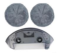 NbgrvB Serbatoio dell'acqua di ricambio con 2 panni mocio per Ecovacs Deebot N9+/N9 e Yeedi Mop, grande capacità, design trasparente a prova di perdite