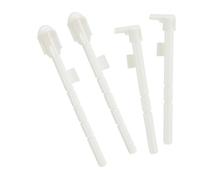 NbgrvB Set attuatore di scarico per Geberit Series, Cisterna UP320 Prima | 2008, per piastre di scarico Sigma01 Sigma20 Sigma50, 140 mm x 10 mm, kit di spinta in ABS bianco