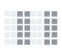 NbgrvB Set di 20 contenitori trasparenti in schiuma per riporre monete, con rivestimento quadrato per avere un diametro di 1640 mm, varie monete (18/23/28/33/38 mm)