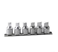 NbgrvB Set di chiavi a bussola per scarico dell'olio della coppa dell'olio, 6 pezzi in metallo con filtro dell'olio da 1/2 pollice e elementi di fissaggio a testa quadrata