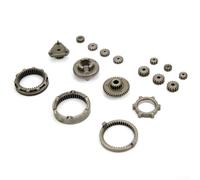 NbgrvB Set di ingranaggi per trapano elettrico al litio senza spazzole - 17 pezzi Assemblaggio funzionale con meccanismo autobloccante, compatibile con utensili elettrici Select